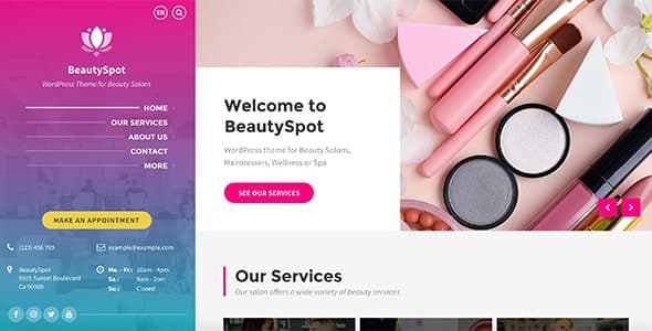 BeautySpot v3.5.15 – WordPress Theme for Beauty Salons