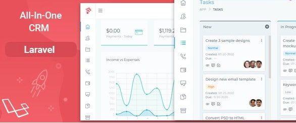 Grow CRM v2.9 – Laravel Project Management