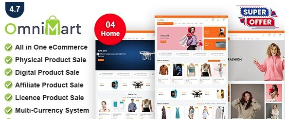 OmniMart v6.1 – eCommerce CMS – Laravel eCommerce script – nulled