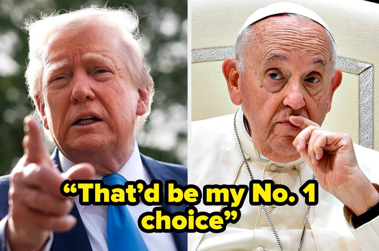 Donald Trump Just Weighed In On Who Should Be The Next Pope — And His Response Was Not Well Received