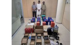 Attempt to smuggle drugs hidden in oil cans foiled in Abu Dhabi