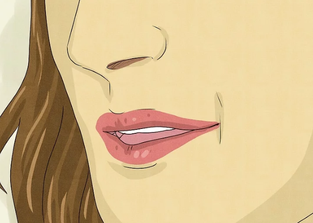 Her voice may soften or become more flirtatious.