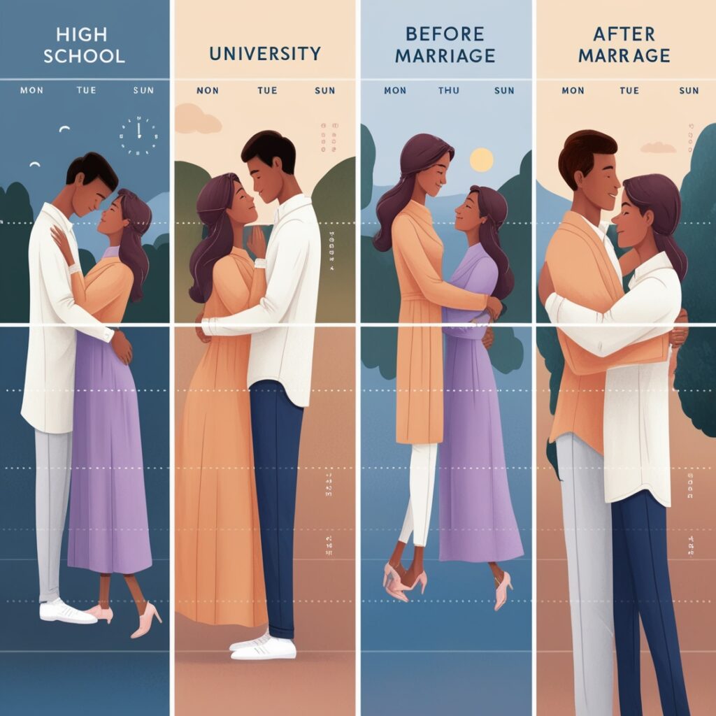 different dating time