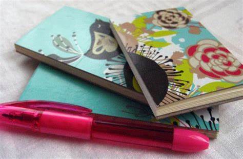 Notepads from Recycled Box