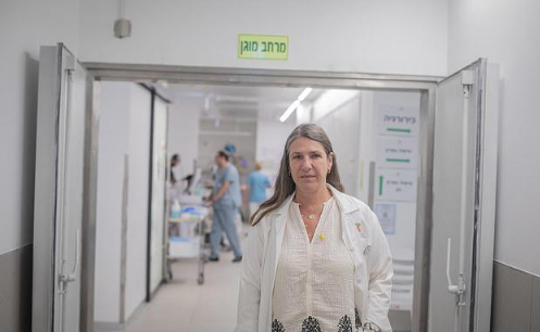 Soroka Medical Center CEO Dr Efrat Bron-Harlev says children have told her they feel safe under her care in the bunkers